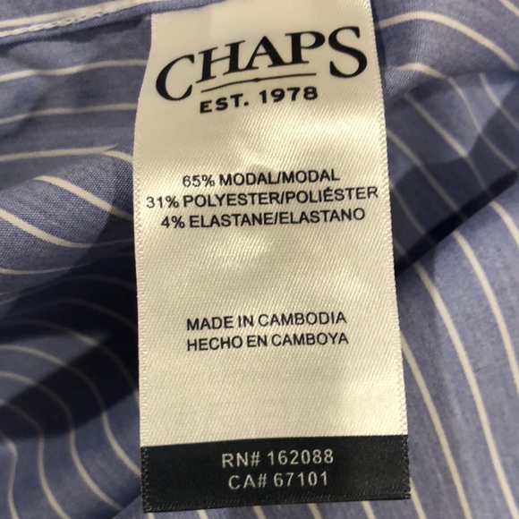 NWT Chaps Button Down Shirt - Picture 13 of 14